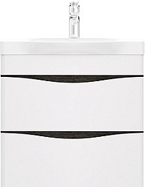 Am.Pm Мебель для ванной Like 65 R, подвесная, белый глянец, венге – фотография-4